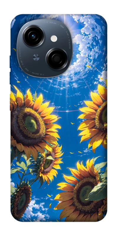 Чехол на TECNO Spark Go 1 Sunflowers фото 1 из 1