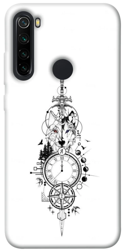 Чехол на Xiaomi Redmi Note 8 Tattoo ver.8 фото 1 из 1