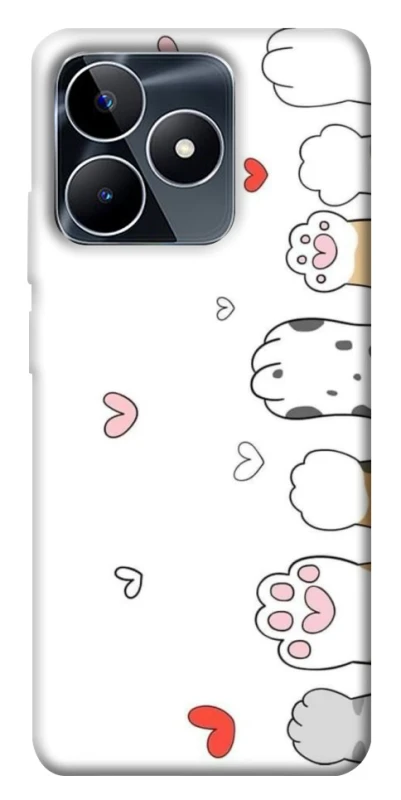 Чехол на Realme C53 Paws фото 1 из 1