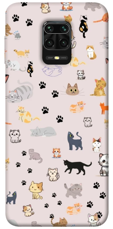 Чохол на Xiaomi Redmi Note 9s / Note 9 Pro / Note 9 Pro Max Cat style ver.1 фото 1 з 1