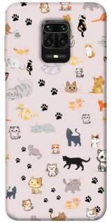 Чохол на Xiaomi Redmi Note 9s / Note 9 Pro / Note 9 Pro Max Cat style ver.1 фото 1 з 1