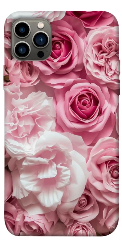Чехол на Apple iPhone 12 Pro (6.1") Розовые цветы фото 1 из 1