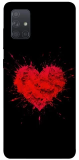 Чохол на Samsung Galaxy A71 Splash heart фото 1 з 1