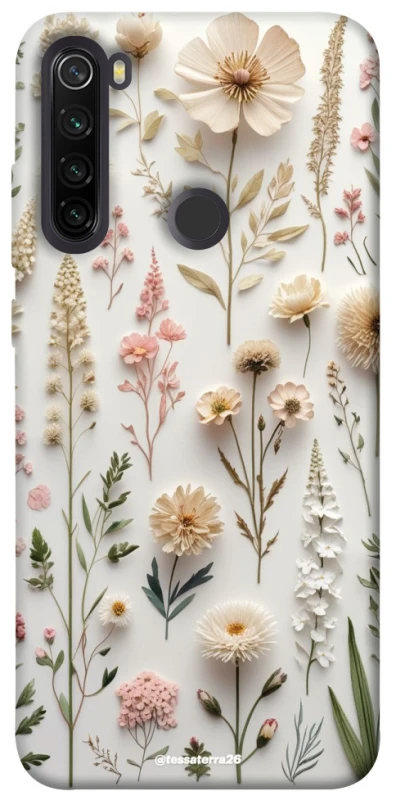 Чохол на Xiaomi Redmi Note 8T Floral design ver.1 фото 1 з 1
