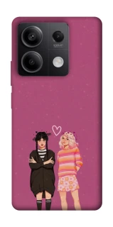 Чехол на Xiaomi Redmi Note 13 5G Raven & Rainbow Wednesday фото 1 из 1