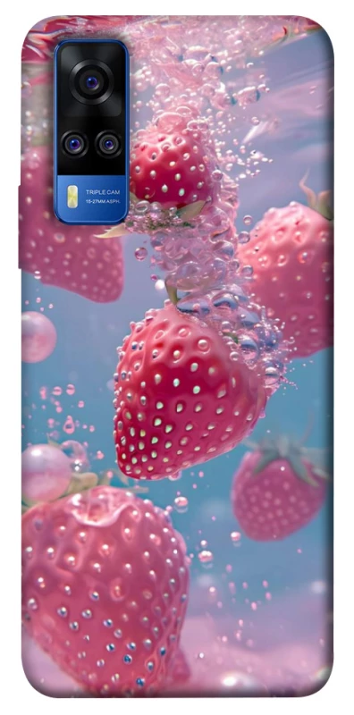 Чохол на Vivo Y51a Полуниця в воді фото 1 з 1