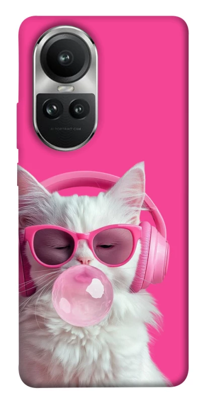 Чохол на Oppo Reno 10 Pink kitty фото 1 з 1