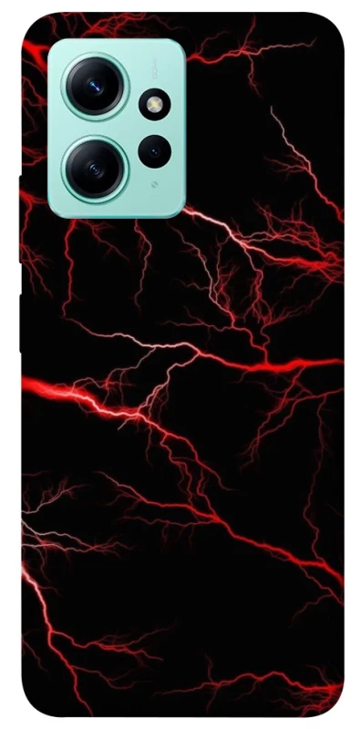 Чехол на Xiaomi Redmi Note 12 4G Красная молния фото 1 из 1