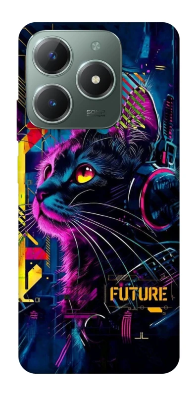 Чехол на Realme C61 Cyber Cat v2 фото 1 из 1