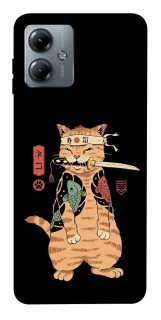 Чохол на Motorola Moto G14 Кіт-самурай фото 1 з 1