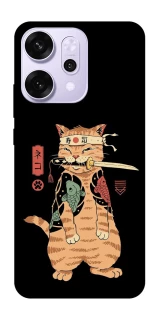Чохол на Oppo Reno 14 Pro Кіт-самурай фото 1 з 1