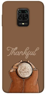Чохол на Xiaomi Redmi Note 9s / Note 9 Pro / Note 9 Pro Max Thankful coffee фото 1 з 1