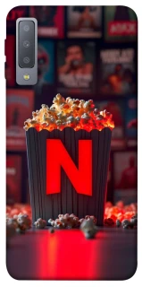 Чехол на Samsung A750 Galaxy A7 (2018) Netflix and popcorn фото 1 из 1
