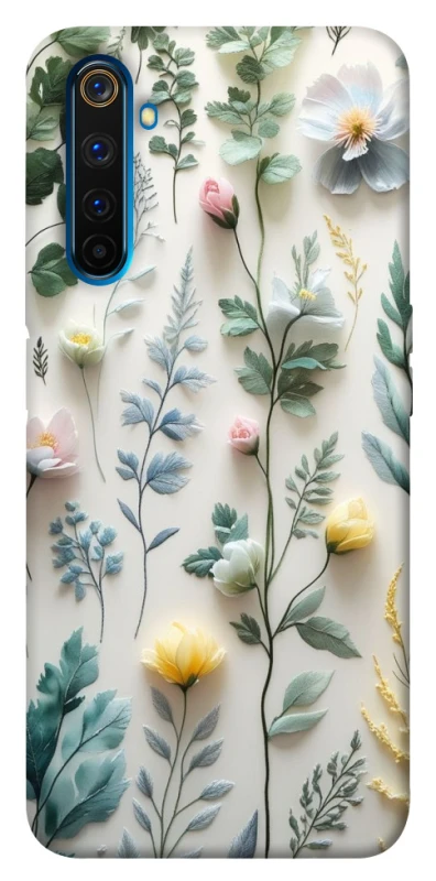 Чохол на Realme 6 Pro Floral design ver.4 фото 1 з 1