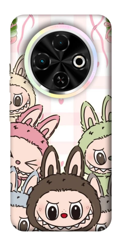 Чохол на TECNO Spark 30C All Labubu 2 фото 1 з 1