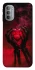 Чехол на Motorola Moto G31 Heart in the hands of a skeleton фото 1 из 1