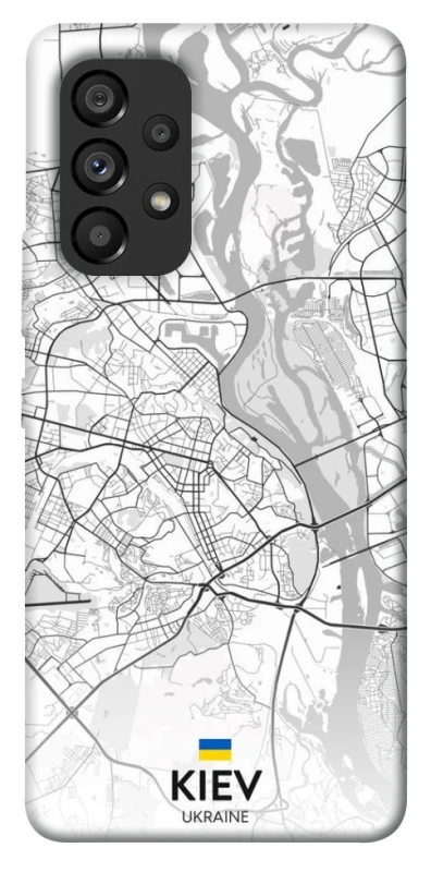 Чохол на Samsung Galaxy A53 5G Kiev white map фото 1 з 1