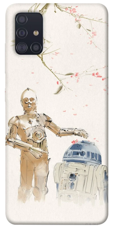 Чохол на Samsung Galaxy A51 Star Wars robots фото 1 з 1