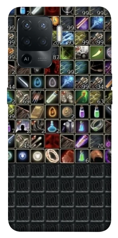 Чохол на Oppo Reno 5 Lite Inventory menu ver.2 фото 1 з 1