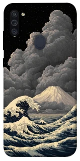 Чехол на Samsung Galaxy M11 Japan mountains фото 1 из 1
