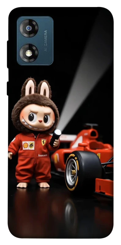 Чохол на Motorola Moto E13 F-1 Labubu фото 1 з 1