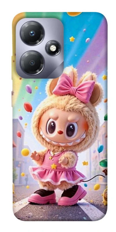 Чохол на Infinix Hot 30 Play Labubu rainbow фото 1 з 1