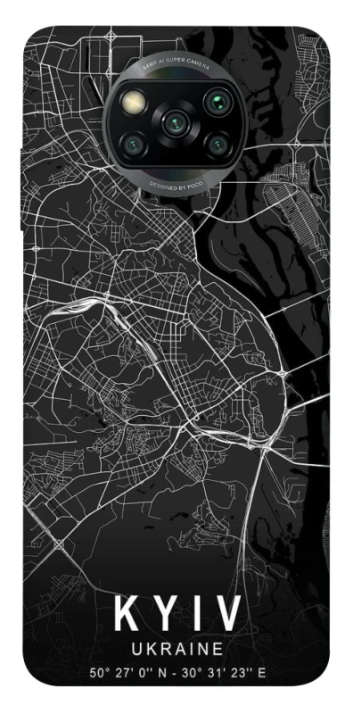 Чохол на Xiaomi Poco X3 NFC / Poco X3 Pro Kyiv map фото 1 з 1