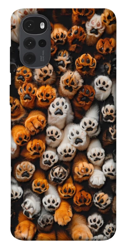 Чохол на Motorola Moto G22 Сat paws фото 1 з 1