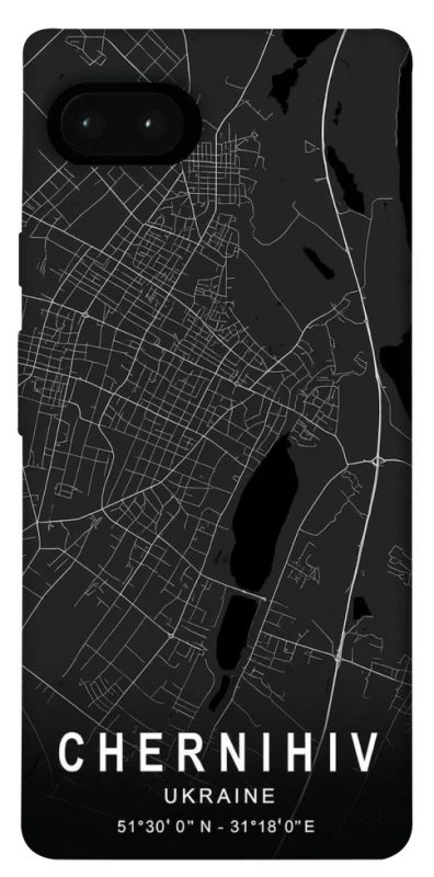 Чехол на Google Pixel 7a Chernihiv map фото 1 из 1