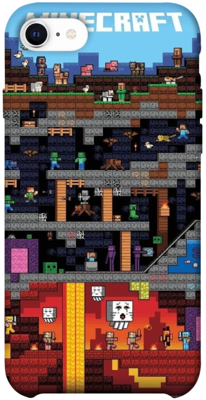 Чохол на Apple iPhone SE (2020) Minecraft фото 1 з 1