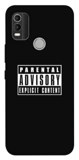 Чехол на Nokia C21 Plus Parental Advisory Label фото 1 из 1