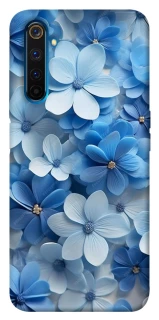 Чохол на Realme 6 Pro Сині квіти фото 1 з 1