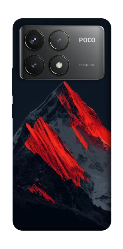 Чохол на Xiaomi Poco F6 Pro Red mountain фото 1 з 1