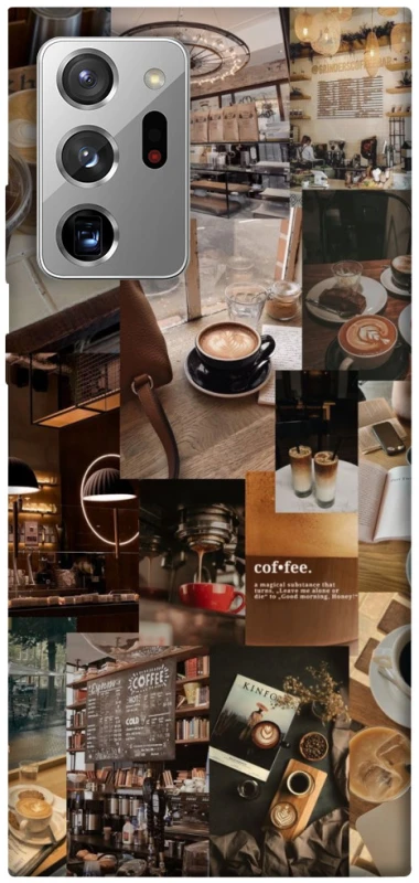 Чохол на Samsung Galaxy Note 20 Ultra Coffee collage ver.2 фото 1 з 1