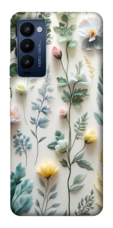Чохол на TECNO Camon 18 Pro Floral design ver.4 фото 1 з 1