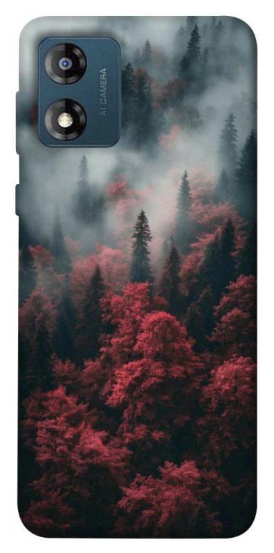 Чехол на Motorola Moto E13 Red Wood фото 1 из 1