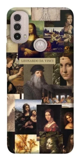 Чехол на Motorola Moto E40 Leonardo da Vinci фото 1 из 1