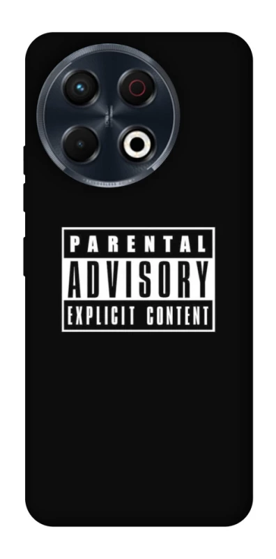 Чохол на TECNO Spark 30 Pro (KL7) Parental Advisory Label фото 1 з 1