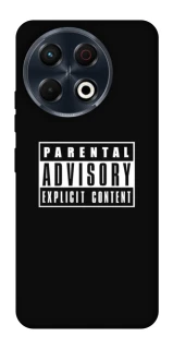 Чехол на TECNO Spark 30 Pro (KL7) Parental Advisory Label фото 1 Чехол на TECNO Spark 30 Pro (KL7) Parental Advisory Label фото 1 из 1