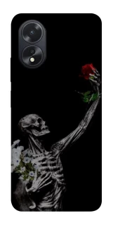 Чехол на Oppo A38 Skeleton vs Rose фото 1 из 1