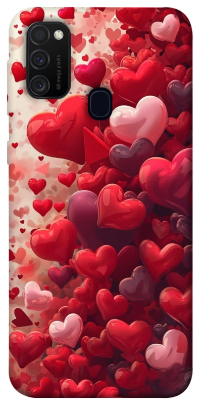 Чохол на Samsung Galaxy M30s / M21 Many hearts фото 1 з 1