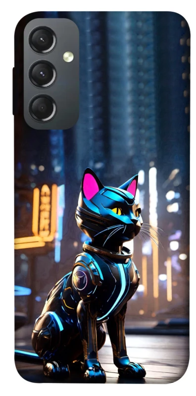 Чохол на Samsung Galaxy A24 4G Cyber cat фото 1 з 1