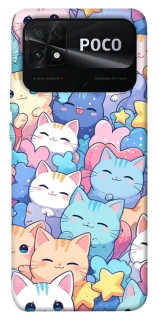 Чехол на Xiaomi Poco C40 Funny Kittens ver.3 фото 1 из 1