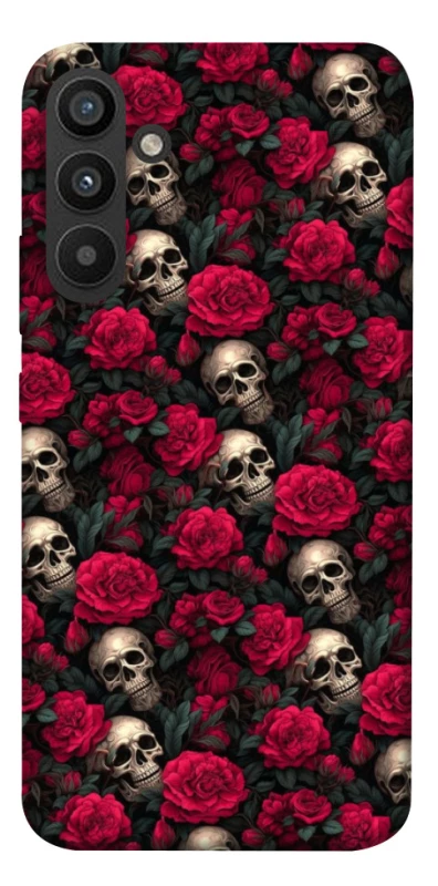 Чехол на Samsung Galaxy A34 5G Черепа и розы фото 1 из 1