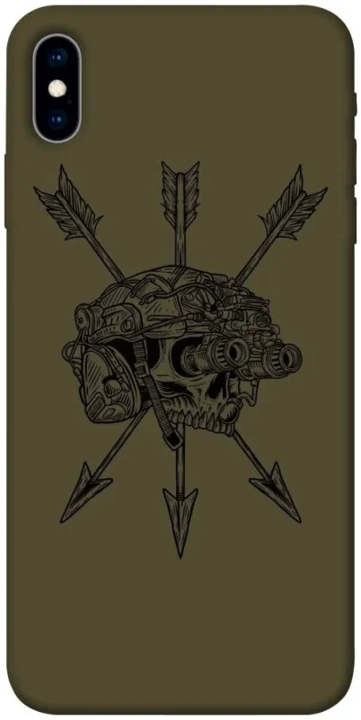 Чохол на Apple iPhone X (5.8") Mil skull фото 1 з 1