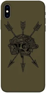 Чохол на Apple iPhone X (5.8") Mil skull фото 1 з 1