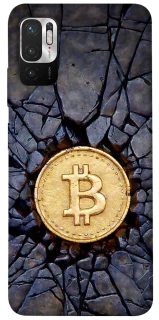 Чохол на Xiaomi Redmi Note 10 5G Bitcoin cracks фото 1 з 1