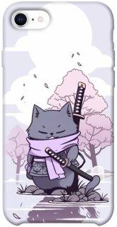 Чохол на Apple iPhone SE (2020) Samurai cat фото 1 Чохол на Apple iPhone SE (2020) Samurai cat фото 1 з 1
