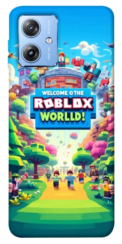 Чохол на Motorola Moto G84 Roblox World фото 1 з 1