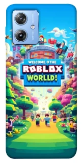 Чохол на Motorola Moto G84 Roblox World фото 1 з 1